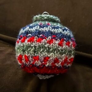 Handknit Christmas ornaments